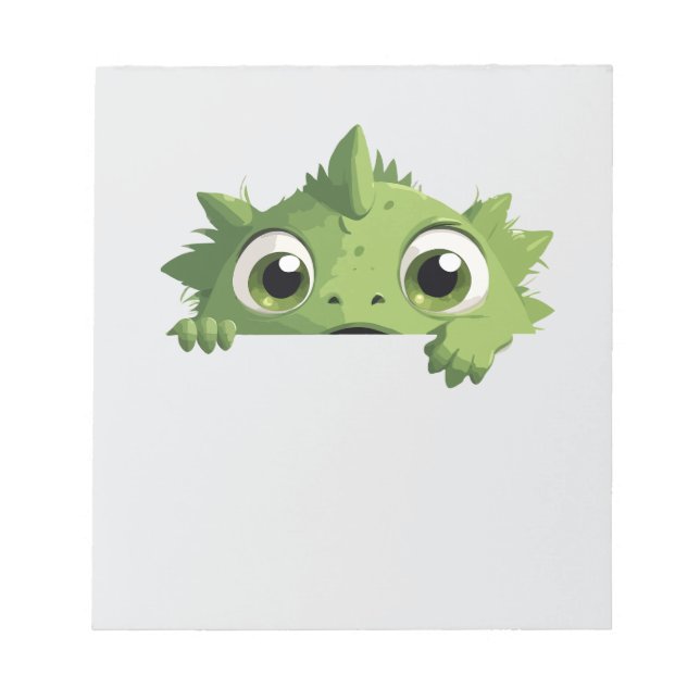 Bloc De Notas Personalizado de animales adorable y gracioso de r (Frente)