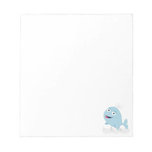 Bloc De Notas Personalizado de ballenas azules