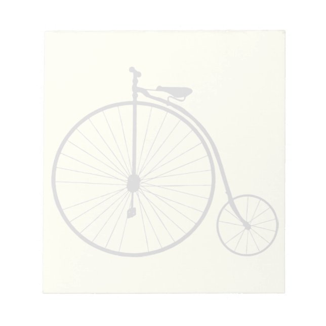 Bloc De Notas Personalizado de bicicleta de época (Frente)