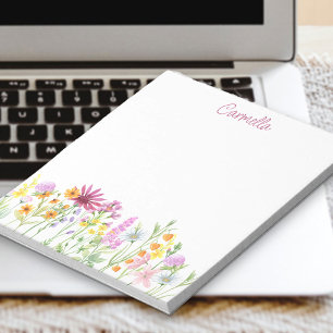 Bloc de notas personalizado de Bonito de borde de 