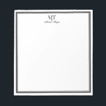 Bloc de notas personalizado de borde clásico<br><div class="desc">El Bloc de notas clásico personalizado de borde es una nota de personalizable que presenta un diseño de borde. Sugerencia de personalización - Text1 tiene un estilo de fuente diferente entre mayúsculas y minúsculas.</div>