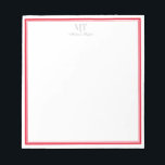 Bloc de notas personalizado de borde clásico<br><div class="desc">El Bloc de notas clásico personalizado de borde es una nota de personalizable que presenta un diseño de borde. Sugerencia de personalización - Text1 tiene un estilo de fuente diferente entre mayúsculas y minúsculas.</div>