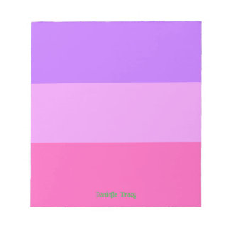 Bloc De Notas Personalizado de colores de primavera del Bonito P