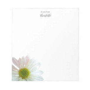 Bloc de notas personalizado de Daisy