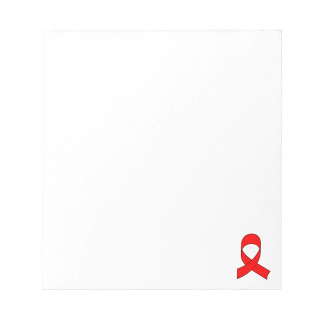 Bloc De Notas Personalizado de dibujo de cinta roja (Frente)