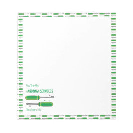 Bloc de notas personalizado de Handyman Services B