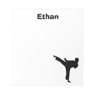 Bloc de notas personalizado de Karate