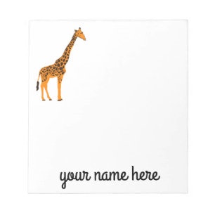 Bloc de notas personalizado de la revista Giraffe