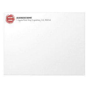 Bloc De Notas Personalizado de logotipos para empresas de 11" x 