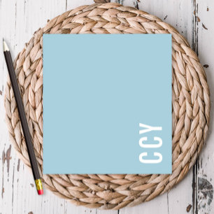 Bloc De Notas Personalizado de moda All Cap Sideways Monograma B