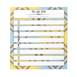 Bloc De Notas Personalizado De moda Para Hacer Lista Nombre De S