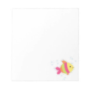 Bloc De Notas Personalizado de peces Personalizado Cute