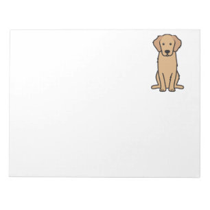 Bloc De Notas Personalizado de perro de Golden Retriever