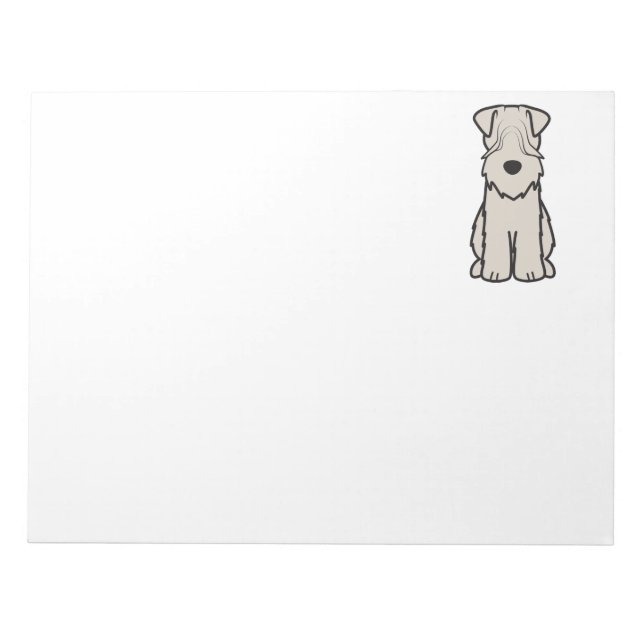 Bloc De Notas Personalizado de Perro Terrier de Ruedas Recubiert (Frente)