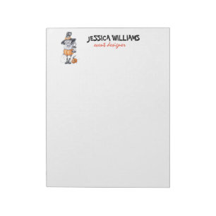 Bloc De Notas Personalizado de personajes de Halloween fantasmal