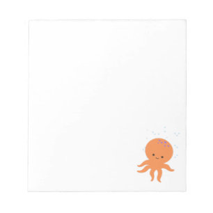 Bloc De Notas Personalizado de Personalizado de pulpo cutáneo