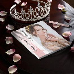 Bloc De Notas Personalizado de Purpurina Pastel de teclado autom