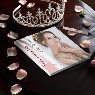 Bloc De Notas Personalizado de Purpurina Pastel de teclado autom