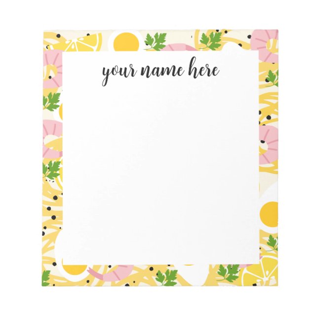 Bloc de notas personalizado de Ramen (Frente)