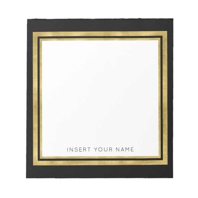 Bloc de notas personalizado de Relieve metalizado  (Frente)