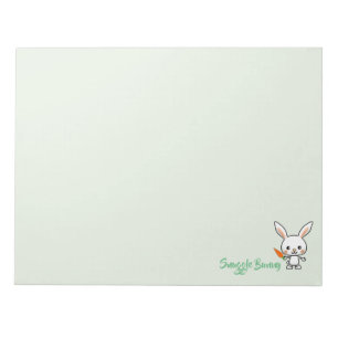Bloc De Notas Personalizado de Snuggle Bunny Kawaii