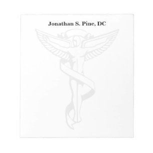Bloc de notas personalizado del problema quiroprác