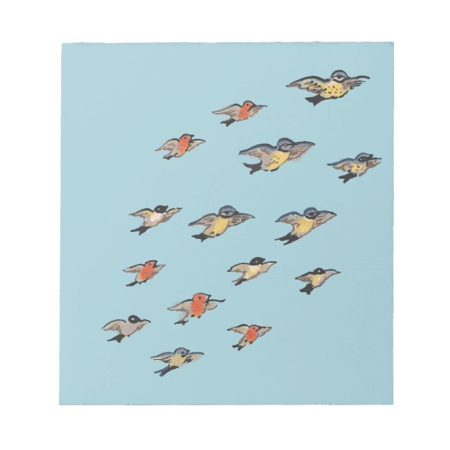 Bloc De Notas Personalizado | Diseño de aves de corral (Frente)