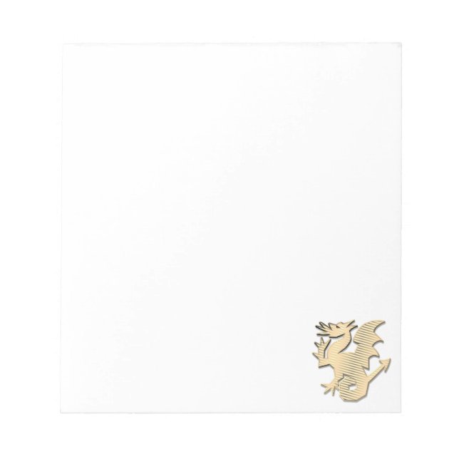 Bloc De Notas Personalizado Dragón Estilizado (Frente)