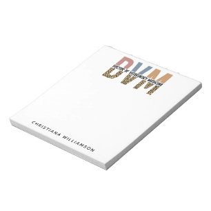 Bloc De Notas Personalizado DVM Médica de Regalos de Medicina Ve