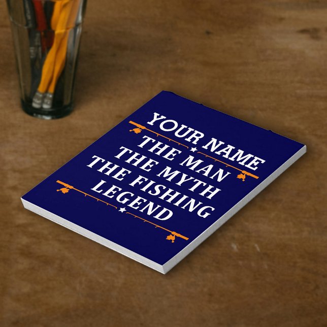 Bloc De Notas Personalizado El Hombre El Mito De La Leyenda Pesq (Subido por el creador)