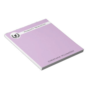 Bloc De Notas Personalizado Elegante Farmacia Farmacéutica Perso