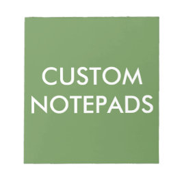 Bloc de notas personalizado en blanco