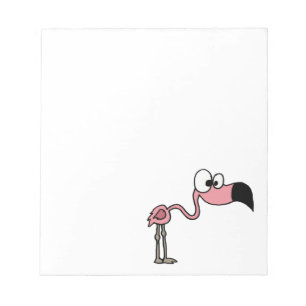 Bloc De Notas Personalizado Flamingo Rosa Funny