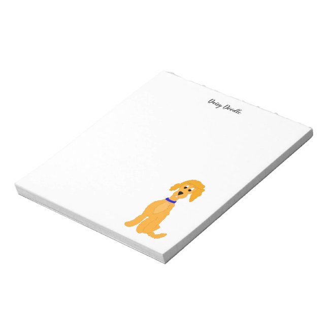 Bloc De Notas Personalizado golden Daisy Doodle Doodle (Lado Izquierdo)
