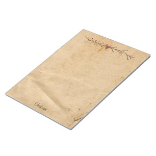 Bloc De Notas Personalizado Heart Stars Large Notepad