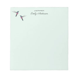 Bloc De Notas Personalizado Hummingbird