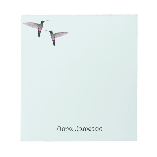 Bloc De Notas Personalizado Hummingbird Notepad (Frente)