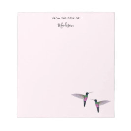 Bloc De Notas Personalizado Hummingbird Notepad