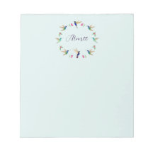 Personalizado Hummingbird Notepad