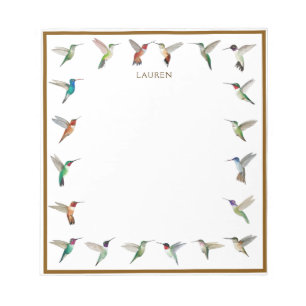 Bloc De Notas Personalizado Hummingbirds Notepad