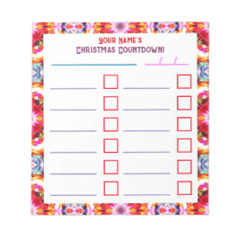 Bloc De Notas Personalizado Jolly Bright Navidades Planner Check