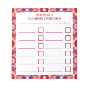 Bloc De Notas Personalizado Jolly Bright Navidades Planner Check