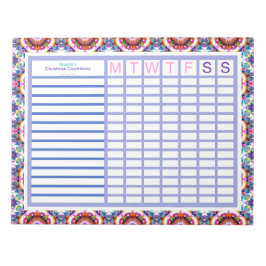 Bloc De Notas Personalizado Jolly Navidades Chicas del TDAH Plan