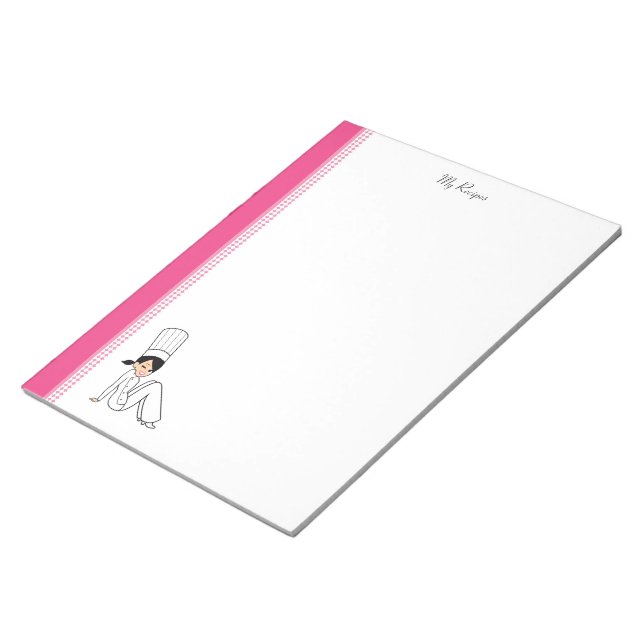 Bloc De Notas Personalizado Kitchen Tema 40 páginas Notepad (Lado Derecho)