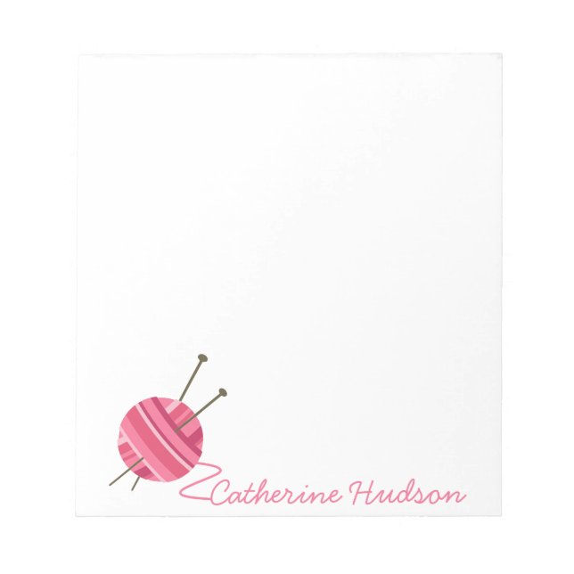 Bloc de notas personalizado Knitn Yarn (Frente)
