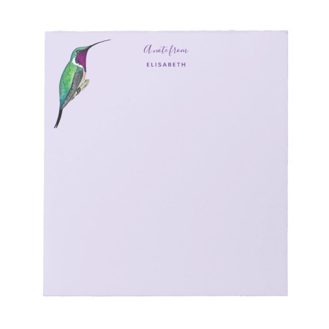 Bloc De Notas Personalizado Lucifer Hummingbird Notepad (Frente)