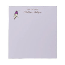 Personalizado Lucifer Hummingbird Notepad