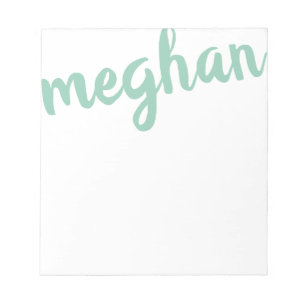 Bloc de notas personalizado Mint Green