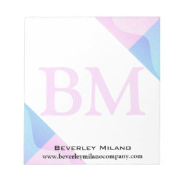 Bloc de notas personalizado moderno profesional