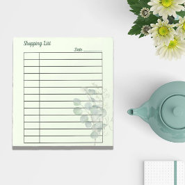Bloc De Notas Personalizado multipropósito Eucalyptus Botánico